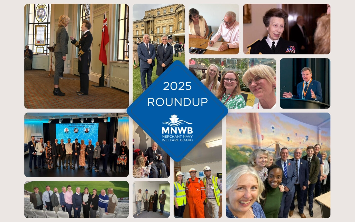 2025 roundup infographic with different events taking place in the images