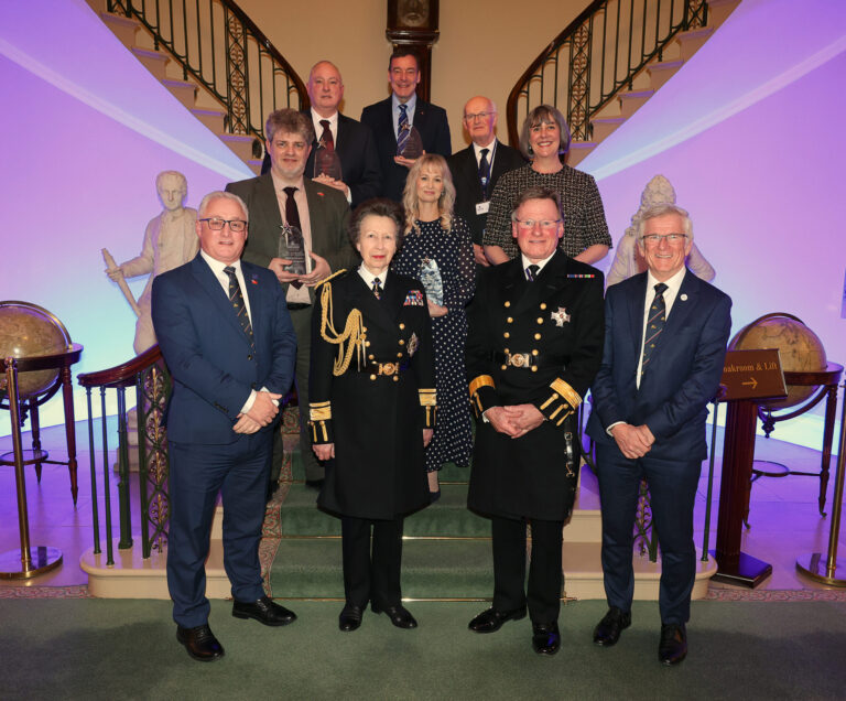 HRH at Trinity house with the Annual Awards recipients